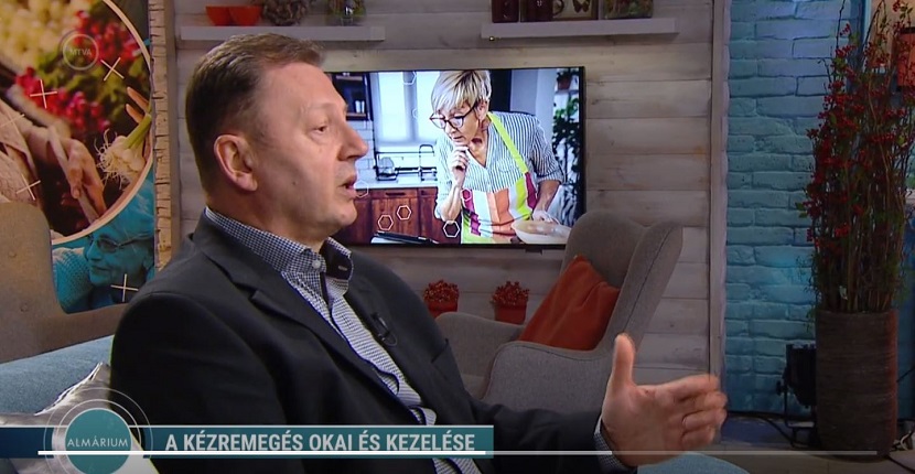 Duna TV Almárium című műsorában 2021. október 12.-én a kézremegés okairól és kezeléséről beszélt dr. Valálik István idegsebész